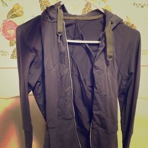 Grey Lululemon Zip-up